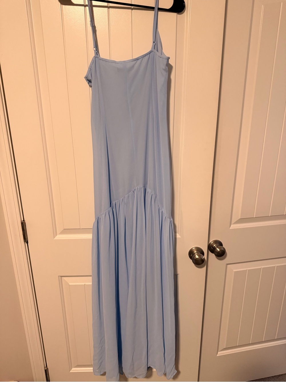 Lulu's Light Blue Spaghetti-Strap Maxi Dress - Picture 3 of 5